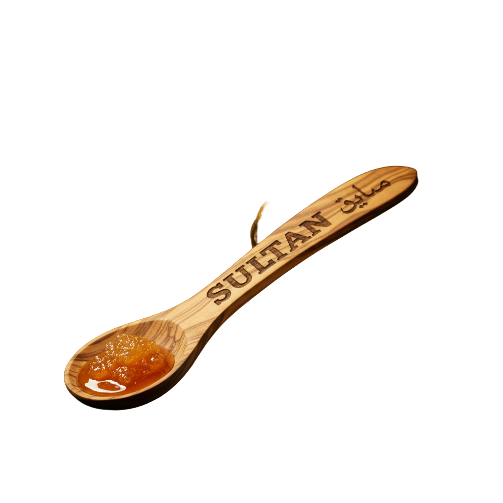 La Cuillère Rituelle du Sultan 🥄 (Cuillère artisanale en bois gravée "SULTAN")