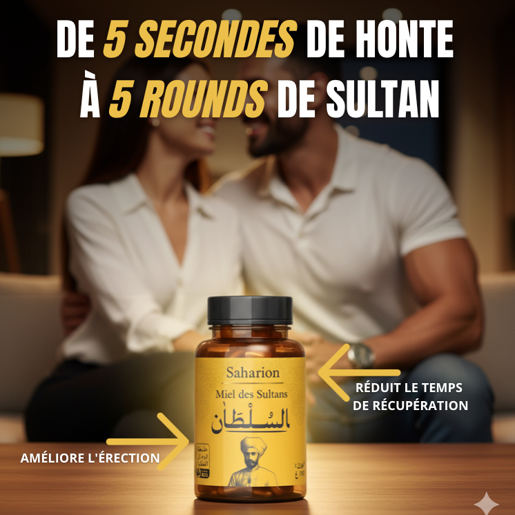 MIEL DES SULTANS - FORMULE 7 HERBES VIRILITÉ